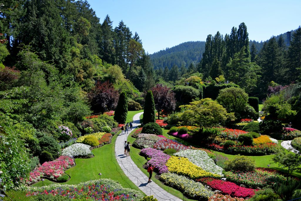 Map of gardens in Victoria, BC